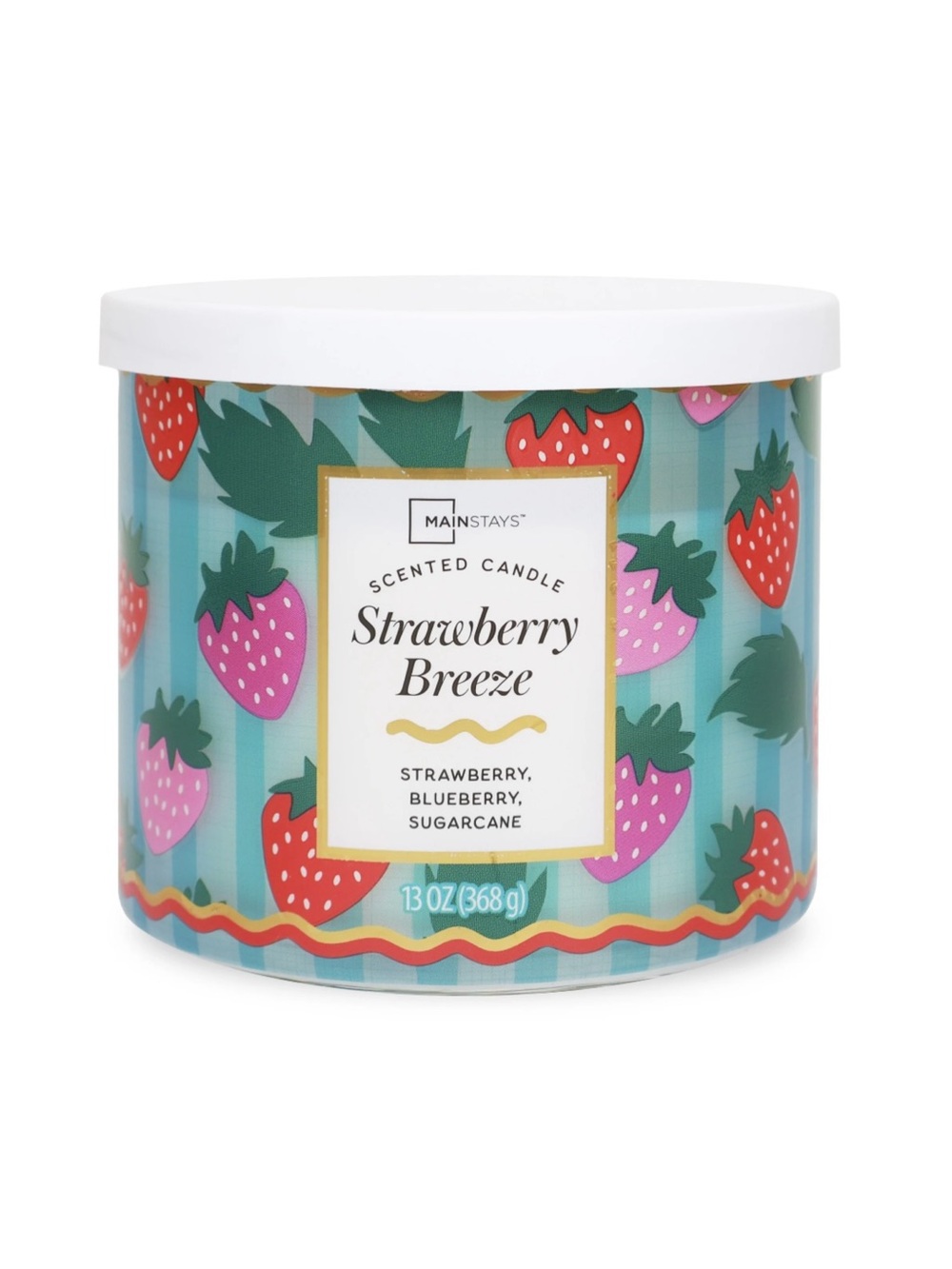 Strawberry Breeze Scented candle 🍓 🫐